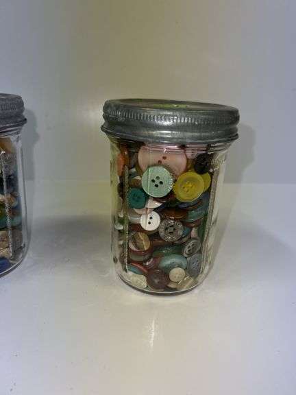 (2) Jars of Buttons