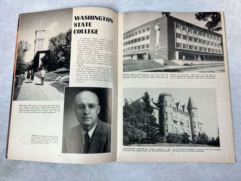 1952 UCLA vs TCU Program & Stub - 1952 USC vs Washington Program