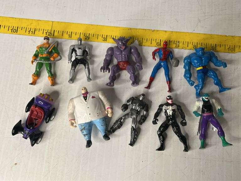 Die Cast Iron Superhero Figures