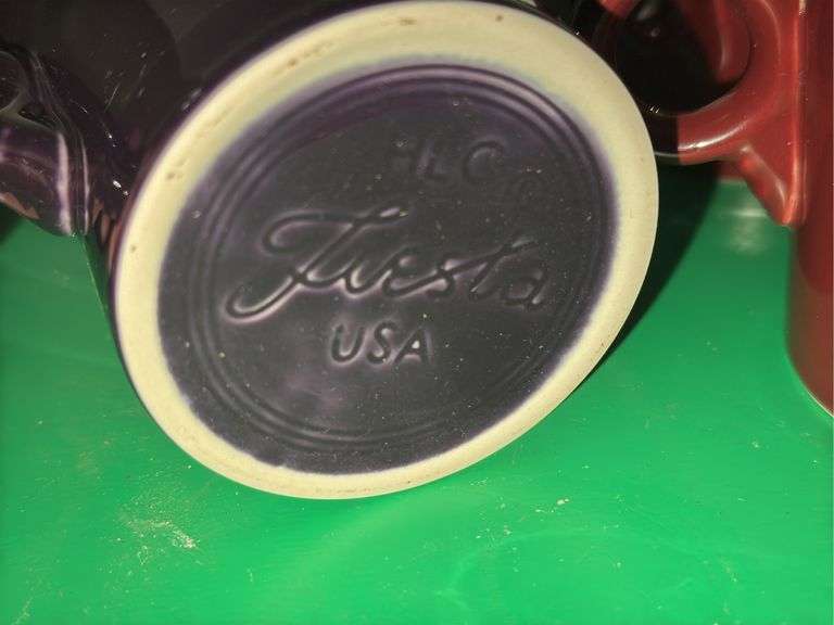 (4) Vintage Fiesta Mugs