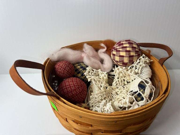 (2) Longaberger Woven Baskets