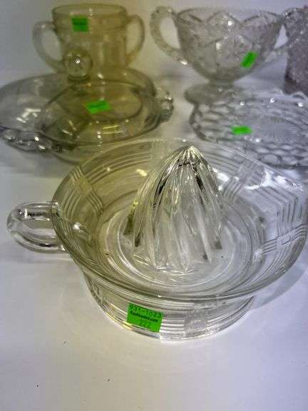 Assortment of Clear Glassware