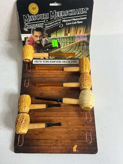 Missouri Meerschaum Corn Cobb Pipes