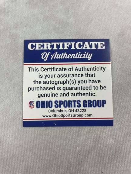 Archie Griffin signed Ohio State mini helmet w/Heisman inscriptions, Archie hologram