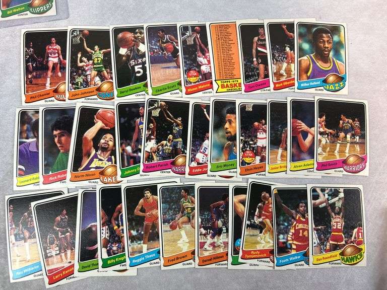 Complete 1979 Topps Basketball set