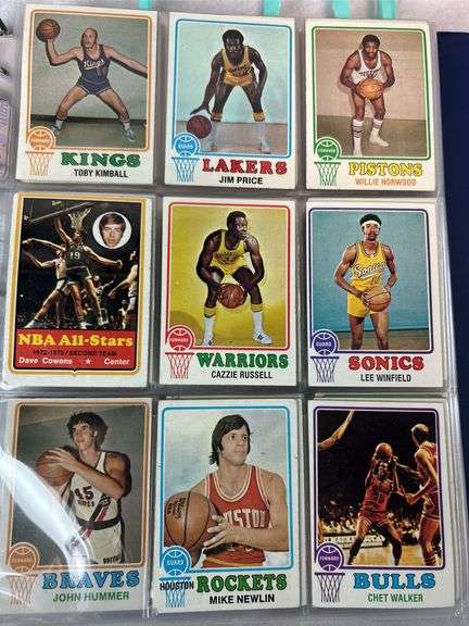 (225+) 1973-74 Topps Basketball Partial Set -