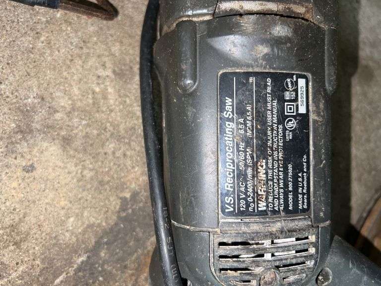 (2) Craftsman Electric Reciprocating Saws