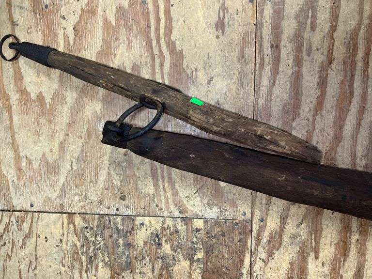 Vintage Wooden Double Tree