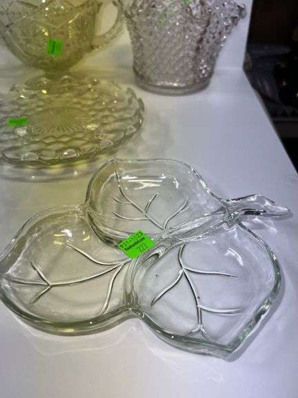 Assortment of Clear Glassware