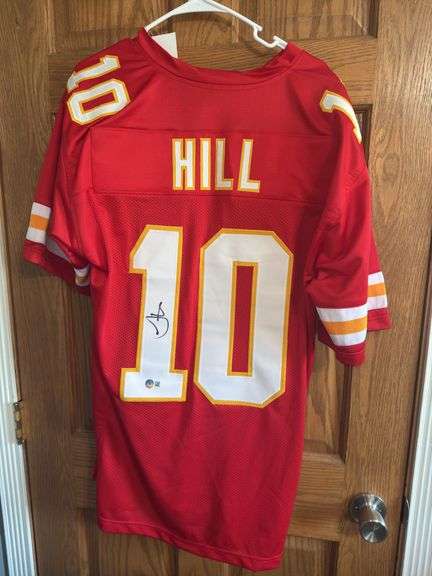 Autographed Tyreek Hill Kansas City Chiefs Jersey
