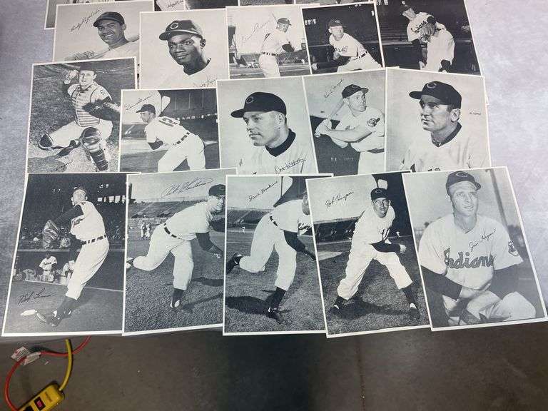Indians Picture Pack- Various Years 1948-1957 Excellent