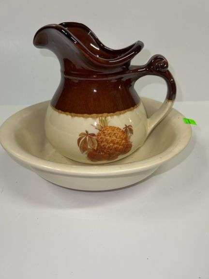 Vintage McCoy Pitcher and Basin