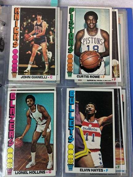 1976-77 Topps Basketball Near Complete Set