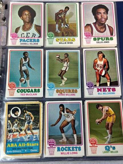 (225+) 1973-74 Topps Basketball Partial Set -