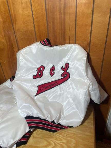 (2) Holloway B & L Transport jackets & (2) pens