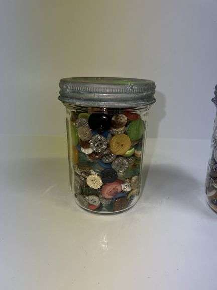 (2) Jars of Buttons