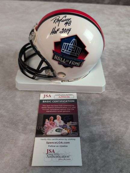 Ray Guy Signed Hall of Fame Mini Football Helmet - JSA