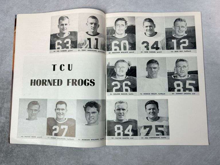 1952 UCLA vs TCU Program & Stub - 1952 USC vs Washington Program