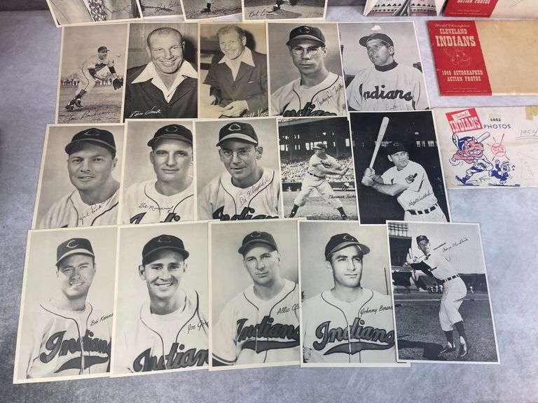 Indians Picture Pack- Various Years 1948-1957 Excellent