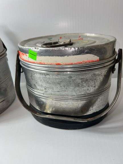 (2) Vintage Miner’s Lunch Pails
