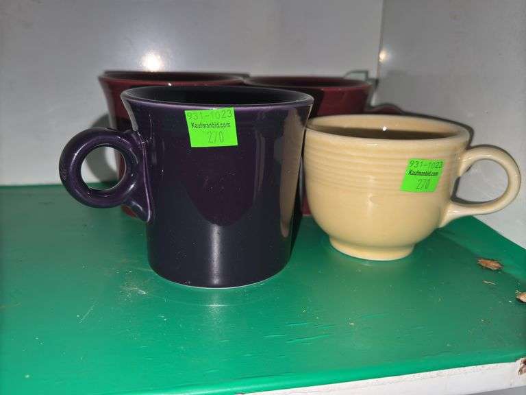 (4) Vintage Fiesta Mugs