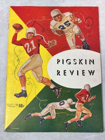 1952 UCLA vs TCU Program & Stub - 1952 USC vs Washington Program