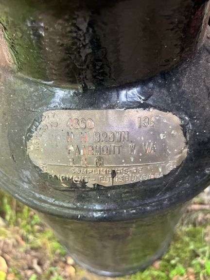 Vintage Black Painted Milk Can