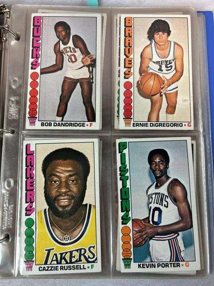 1976-77 Topps Basketball Near Complete Set