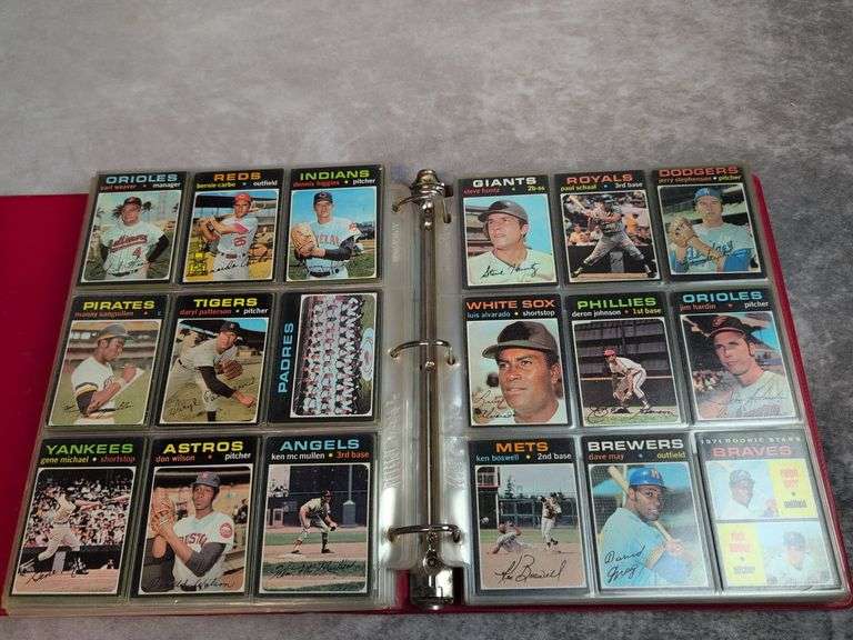 1971 Topps complete baseball set, in a binder, many Rookies & Stars