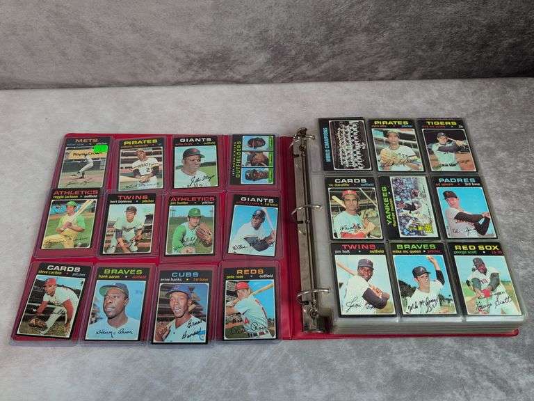1971 Topps complete baseball set, in a binder, many Rookies & Stars
