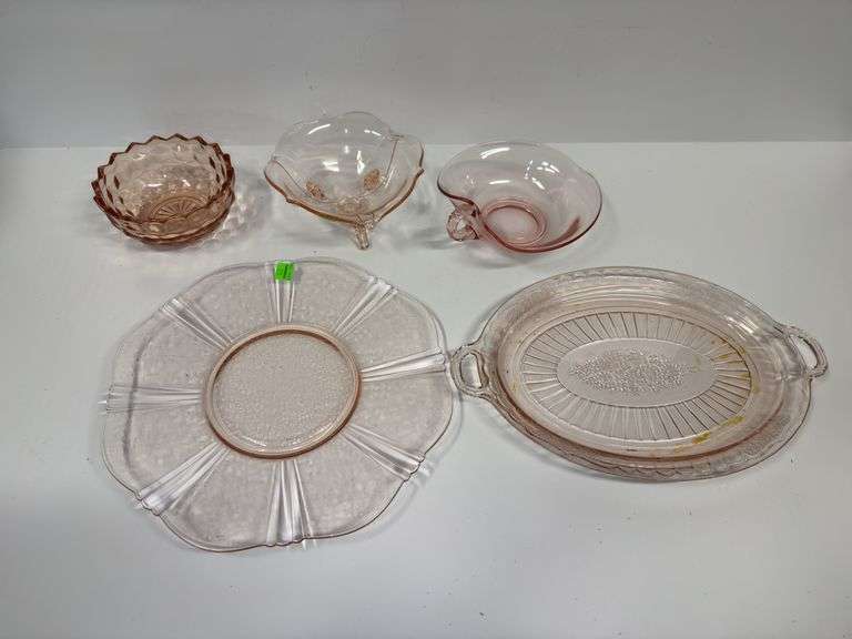 Pink Depression Era Glassware