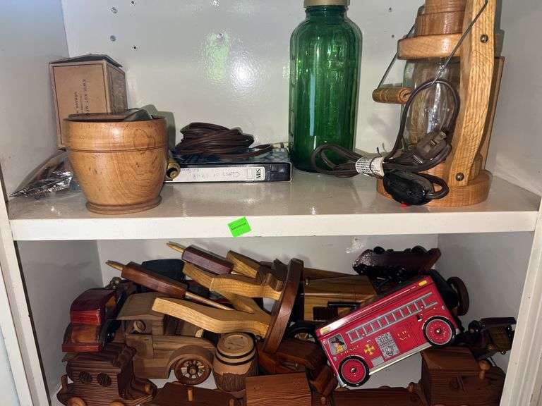 Contents of (2) Shelves in Metal Cabinet