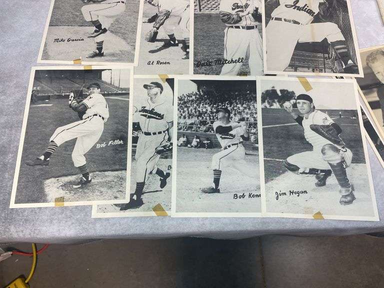 Indians Picture Pack- Various Years 1948-1957 Excellent