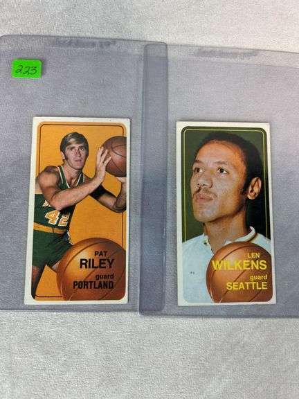 1970 Topps basketball Rookie-Short Print & Short Print Rookie lot of 9: Riley, Wilkens, others