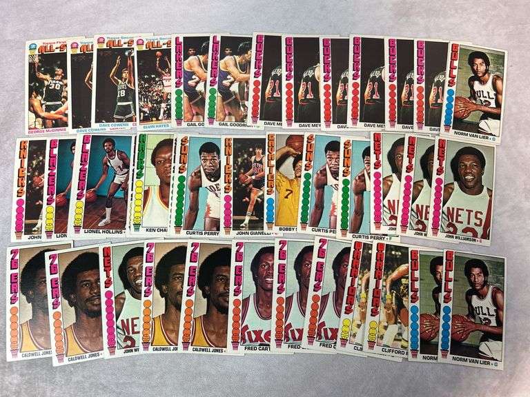 (275+) 1976-77 Topps Basketball Cards with Duplicates