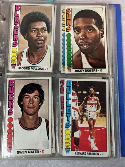 1976-77 Topps Basketball Near Complete Set