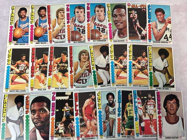 (275+) 1976-77 Topps Basketball Cards with Duplicates