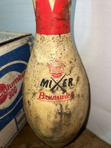 4 Bowling Balls and Bowling Pins