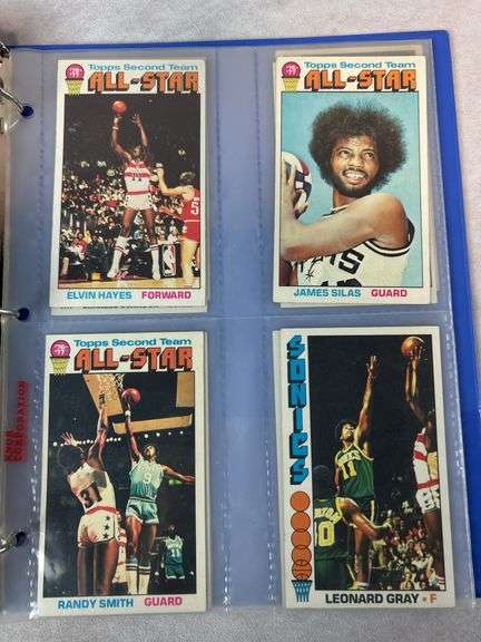 1976-77 Topps Basketball Near Complete Set