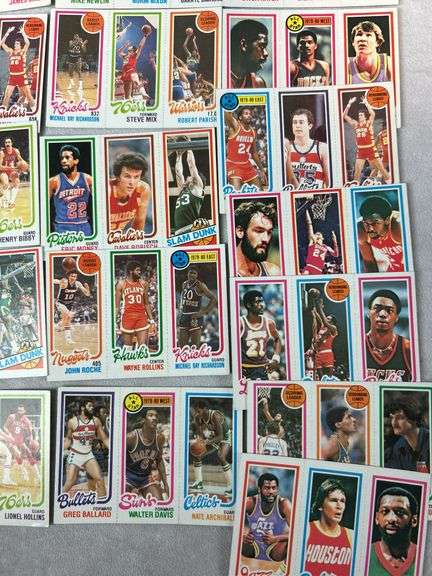 (90+) 1980-81 Topps Basketball Cards - Un-Perforated