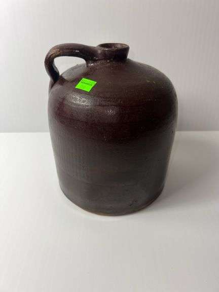 Brown Glazed Stoneware Jug