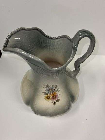 Ironstone Water Pitcher and Basin