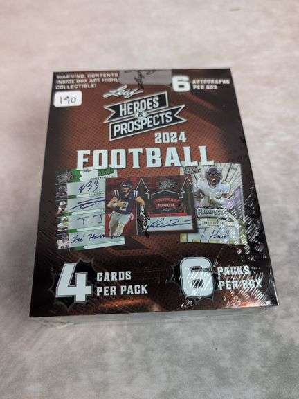 2024 Leaf Football Heroes & Prospects Hobby Box sealed