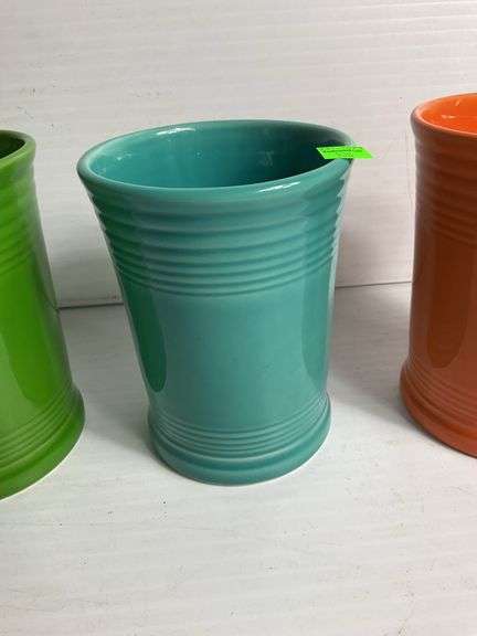 (3) Fiesta Vases