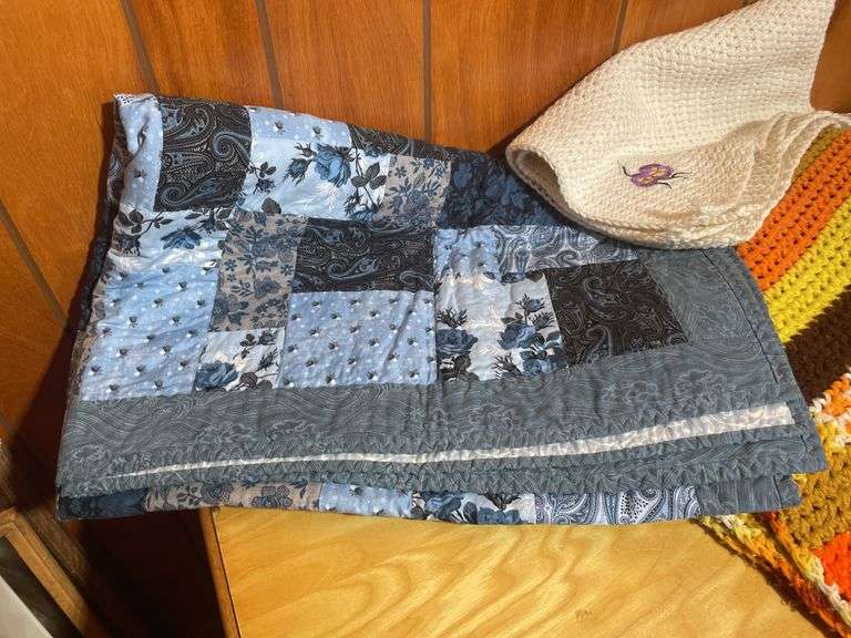 Afghans, blankets & misc. mostly homemade