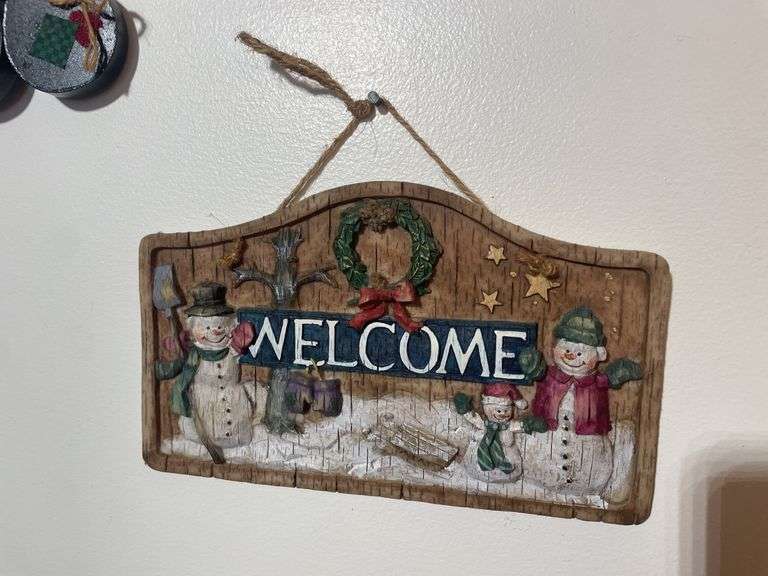 (2) boxes of Christmas items including figurines, lamp, musicals and more