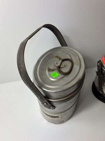 (2) Vintage Miner’s Lunch Pails