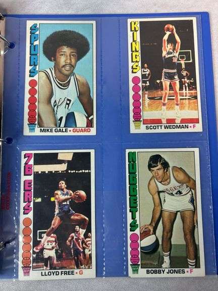 1976-77 Topps Basketball Near Complete Set