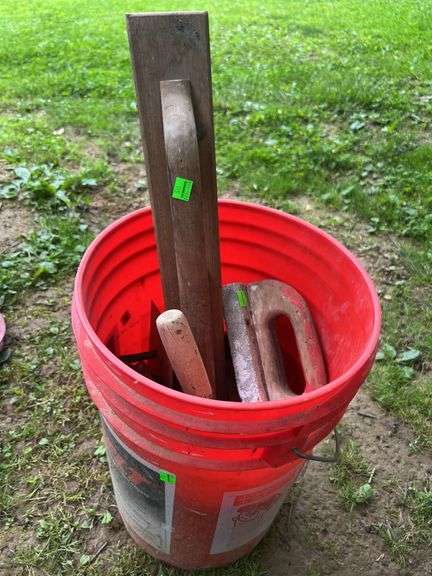 Bucket of Masonry Tools