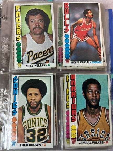 1976-77 Topps Basketball Near Complete Set